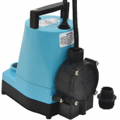 5-ASP-LL Automatic Low-Level Submersible Utility/Sump Pump w/ Piggyback Diaphragm Switch and 18' cord, 1/6 HP, 115V Little Giant